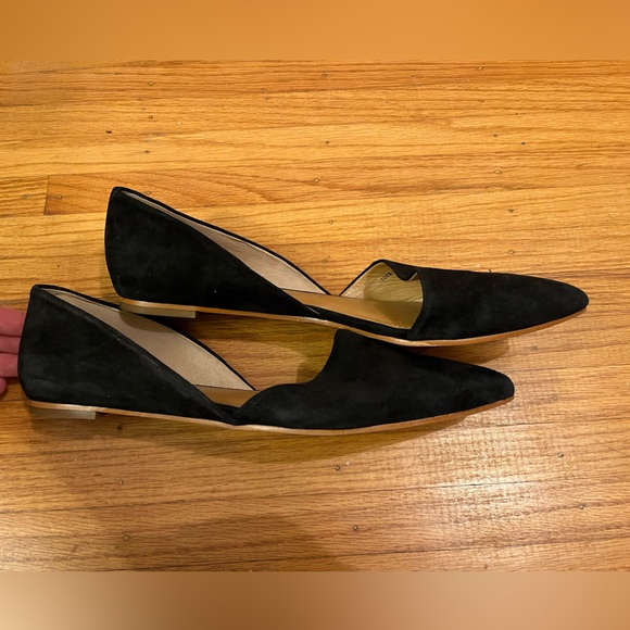 J crew black flats worn but in good shape - Picture 2 of 3